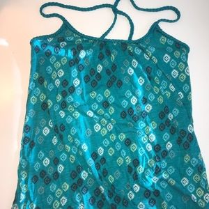 teal old navy tank top used